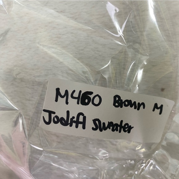 Jodifl Waffle Knit High Low Sweater Caramel Brown Size Medium - Picture 14 of 14